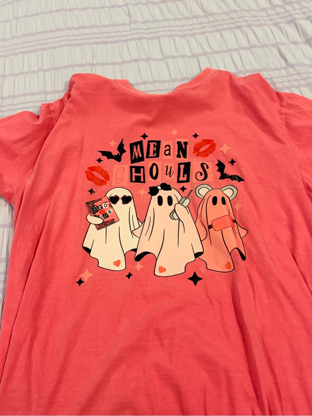 Mean Ghouls Pink Graphic Tee